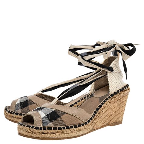 burberry espadrille shoes|burberry espadrille wedges.